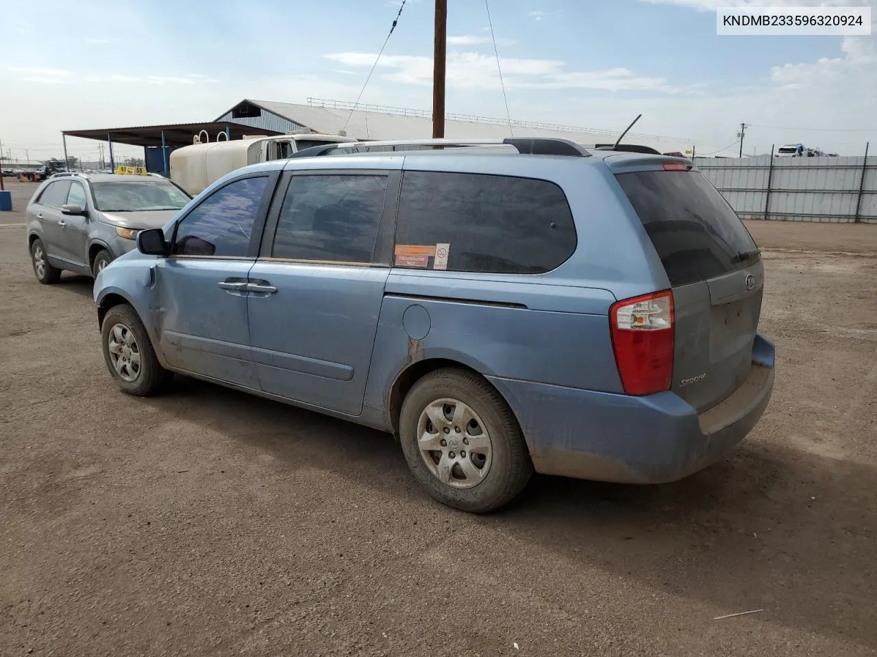 2009 Kia Sedona Ex VIN: KNDMB233596320924 Lot: 67533533