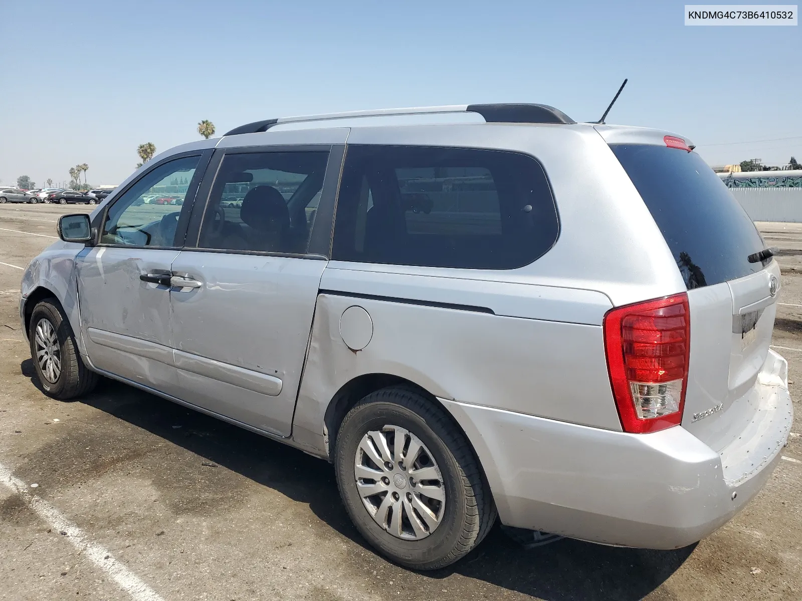 2011 Kia Sedona Lx VIN: KNDMG4C73B6410532 Lot: 60896494