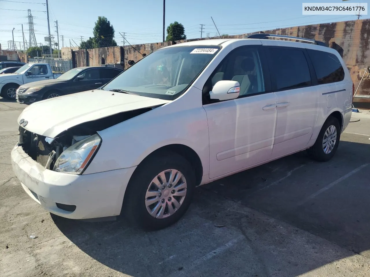 2012 Kia Sedona Lx VIN: KNDMG4C79C6461776 Lot: 72204484