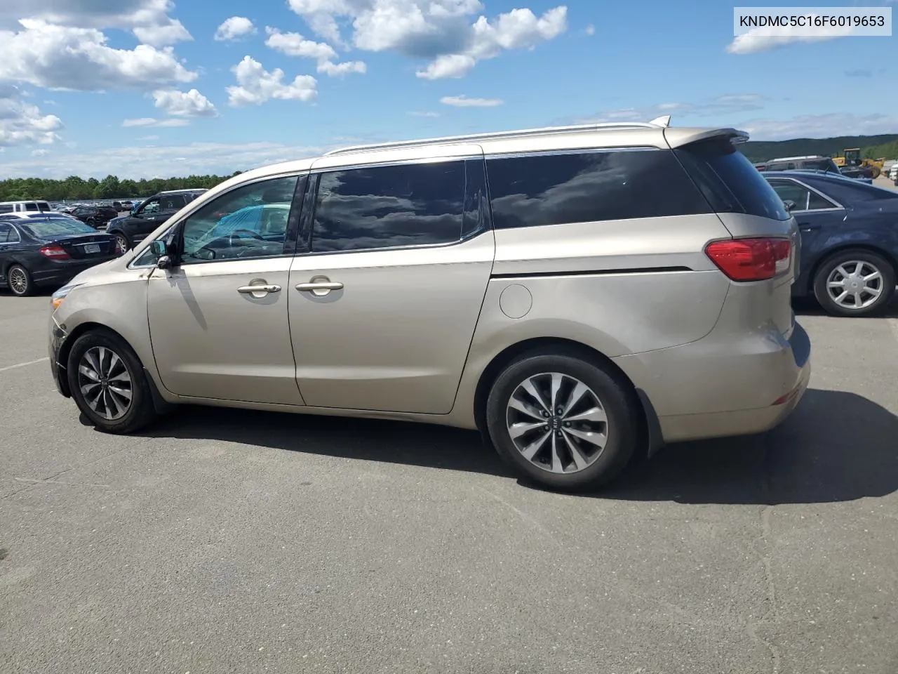 2015 Kia Sedona Ex VIN: KNDMC5C16F6019653 Lot: 57285564