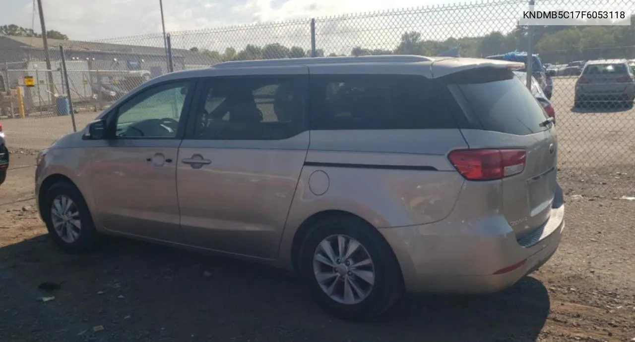 2015 Kia Sedona Lx VIN: KNDMB5C17F6053118 Lot: 71349534