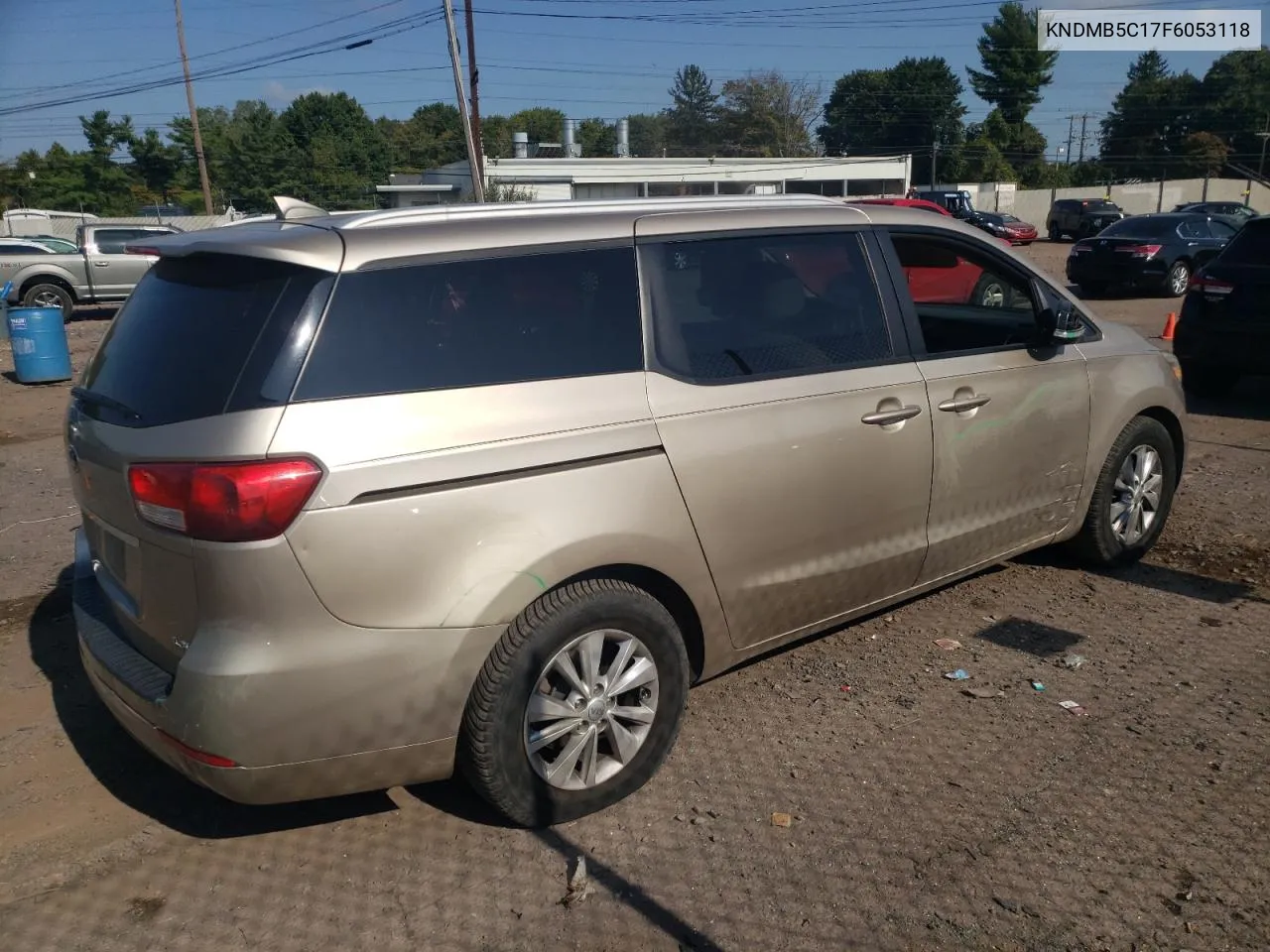 2015 Kia Sedona Lx VIN: KNDMB5C17F6053118 Lot: 71349534