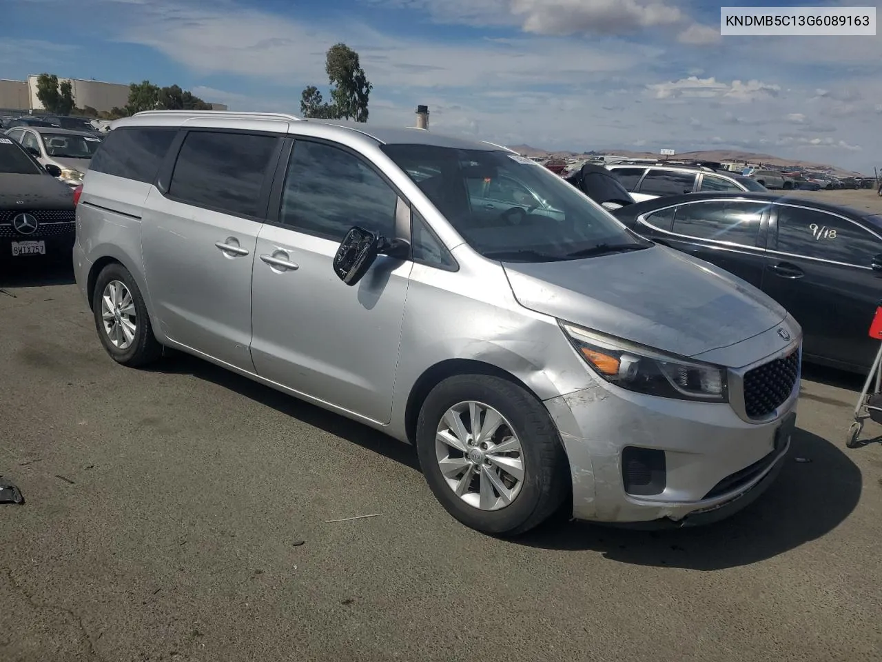 2016 Kia Sedona Lx VIN: KNDMB5C13G6089163 Lot: 71408164