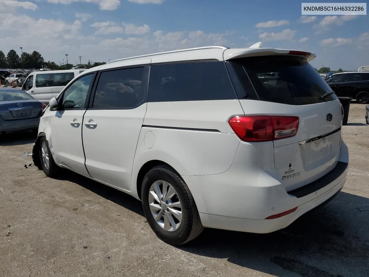 2017 Kia Sedona Lx VIN: KNDMB5C16H6332286 Lot: 70786534