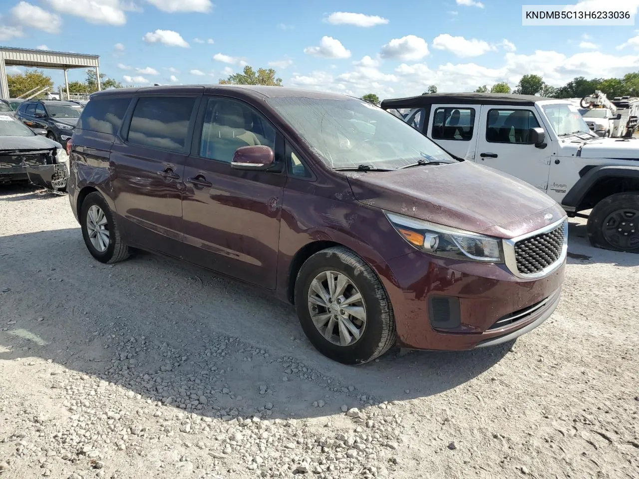 2017 Kia Sedona Lx VIN: KNDMB5C13H6233036 Lot: 71561374