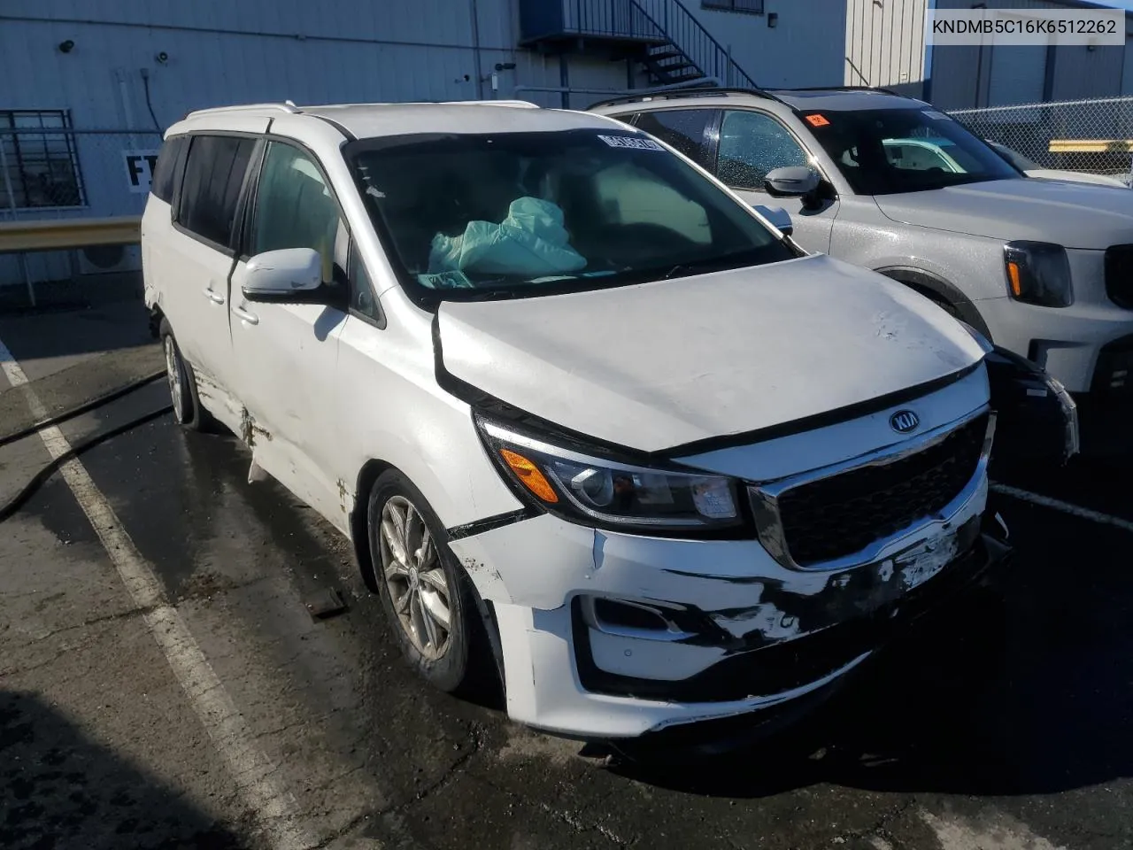 2019 Kia Sedona Lx VIN: KNDMB5C16K6512262 Lot: 64145474