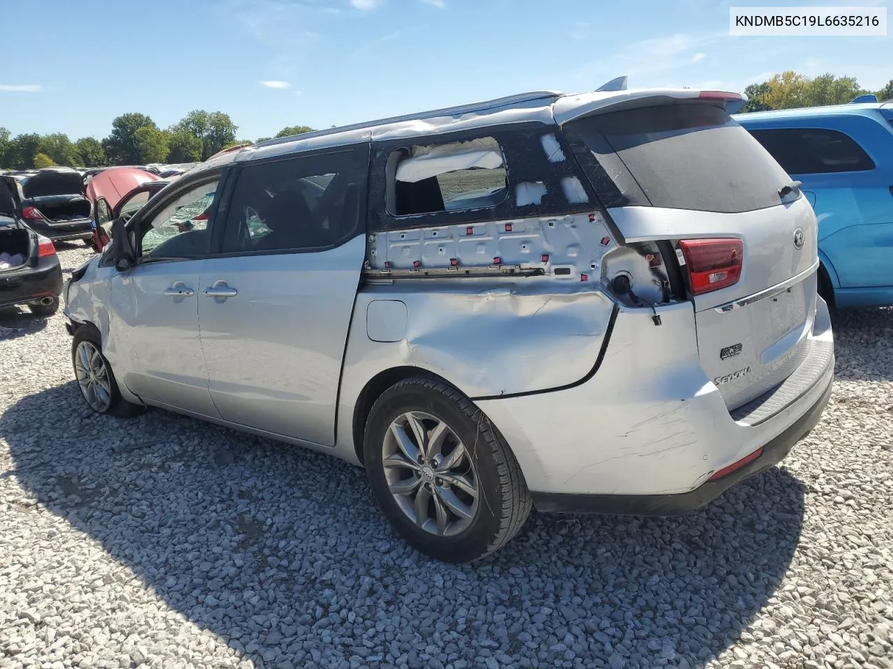 2020 Kia Sedona Lx VIN: KNDMB5C19L6635216 Lot: 69744734