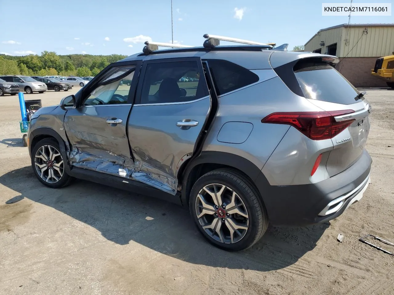 2021 Kia Seltos Sx VIN: KNDETCA21M7116061 Lot: 69682564