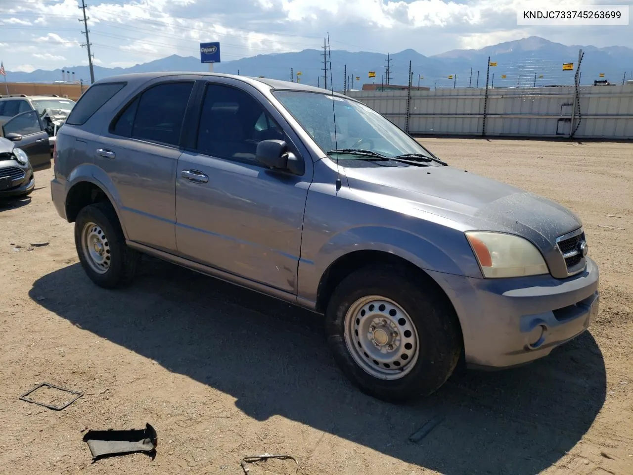 2004 Kia Sorento Ex VIN: KNDJC733745263699 Lot: 62268504