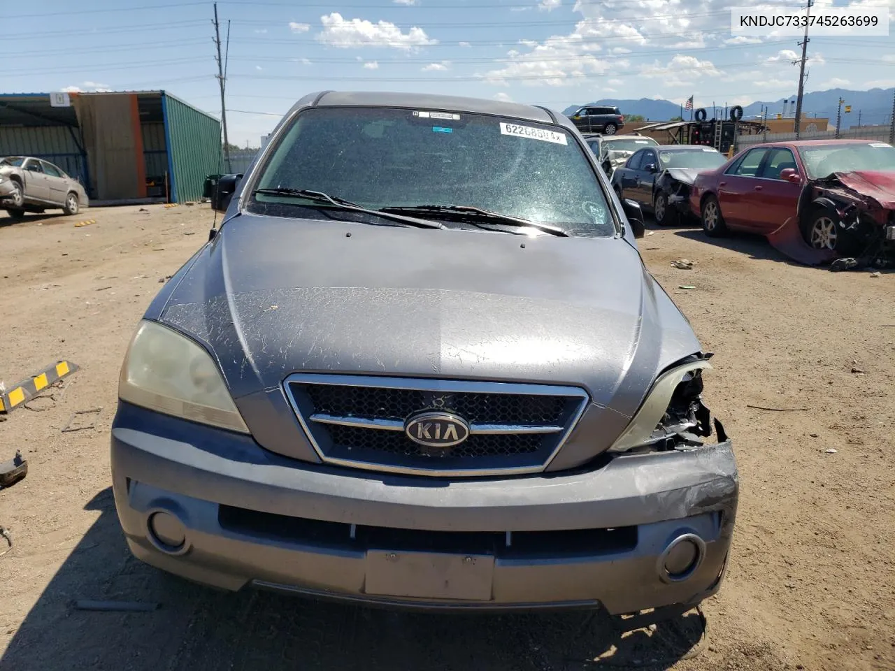 2004 Kia Sorento Ex VIN: KNDJC733745263699 Lot: 62268504