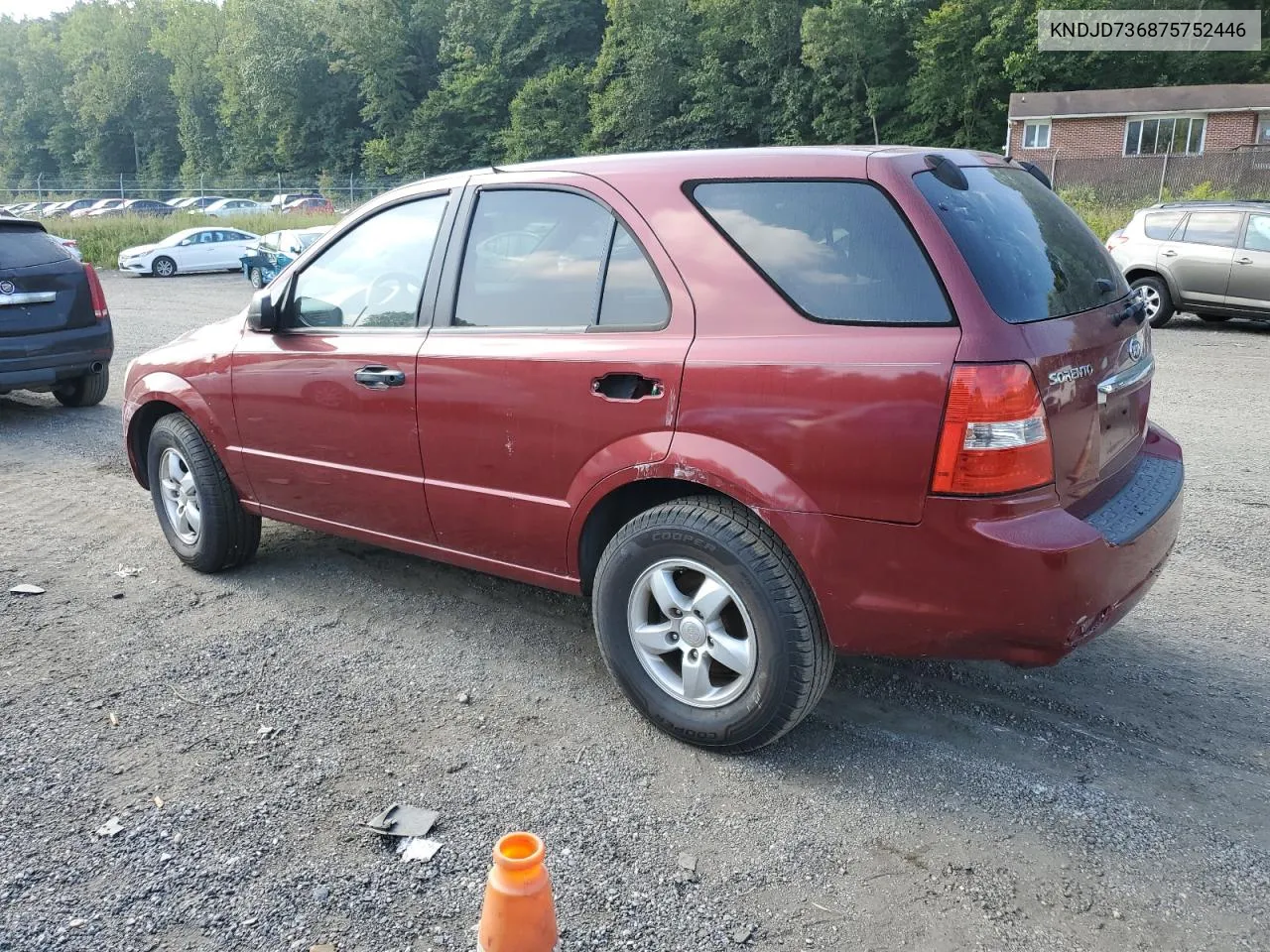 2007 Kia Sorento Ex VIN: KNDJD736875752446 Lot: 70447664