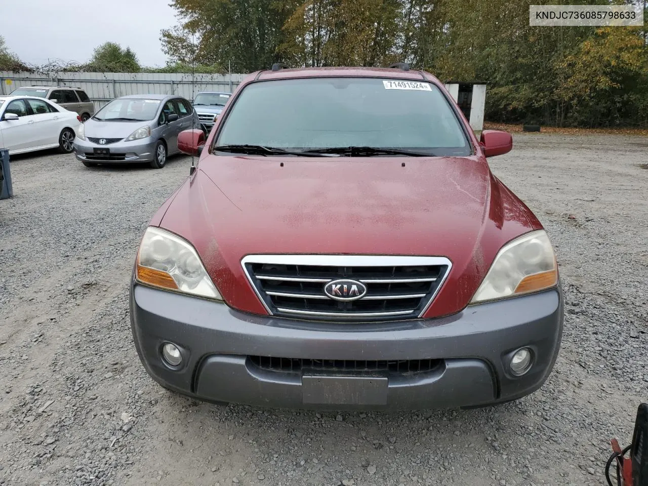 KNDJC736085798633 2008 Kia Sorento Ex