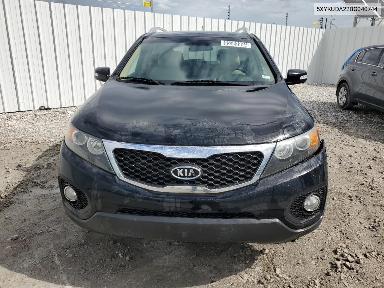 2011 Kia Sorento Ex VIN: 5XYKUDA22BG040744 Lot: 65393984