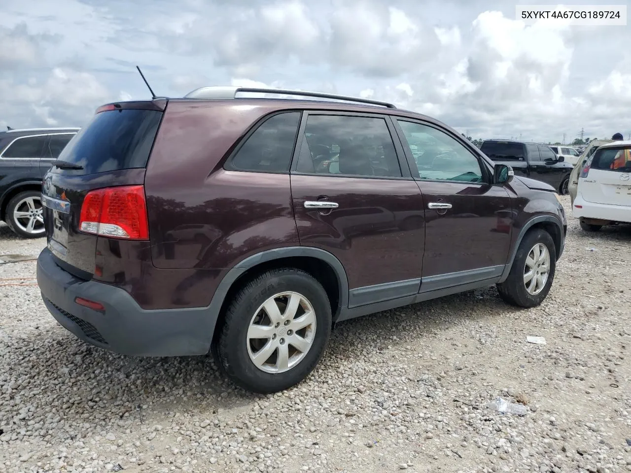 5XYKT4A67CG189724 2012 Kia Sorento Base