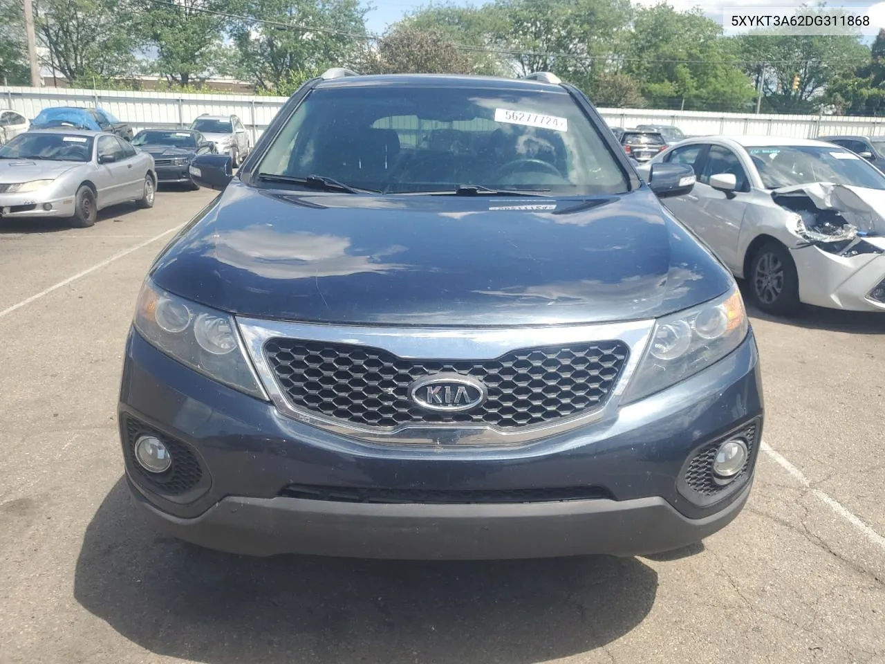 2013 Kia Sorento Lx VIN: 5XYKT3A62DG311868 Lot: 56277724