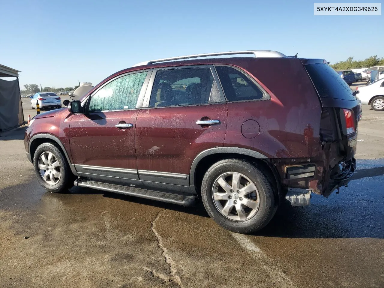 2013 Kia Sorento Lx VIN: 5XYKT4A2XDG349626 Lot: 71283234