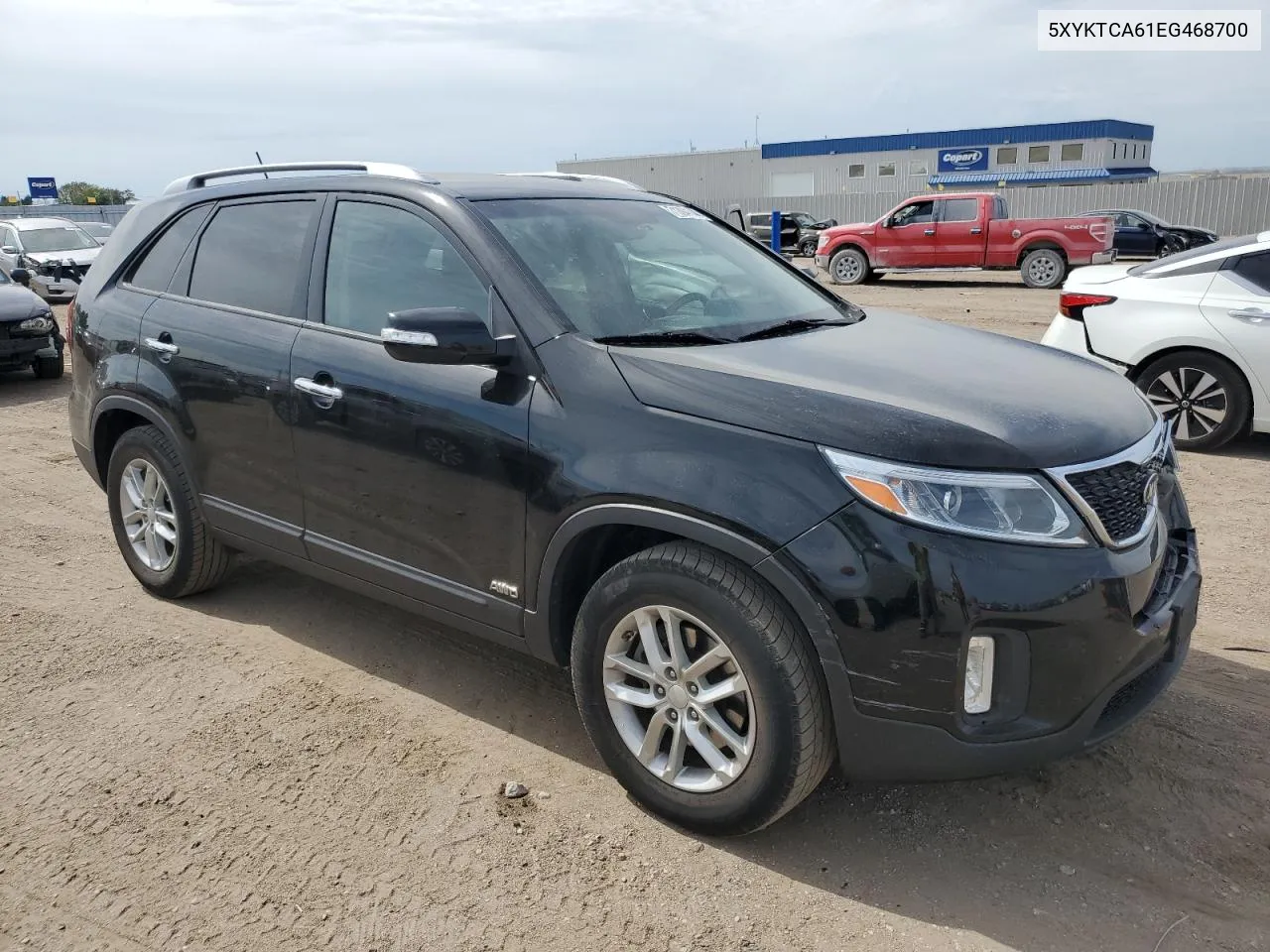 2014 Kia Sorento Lx VIN: 5XYKTCA61EG468700 Lot: 71394144