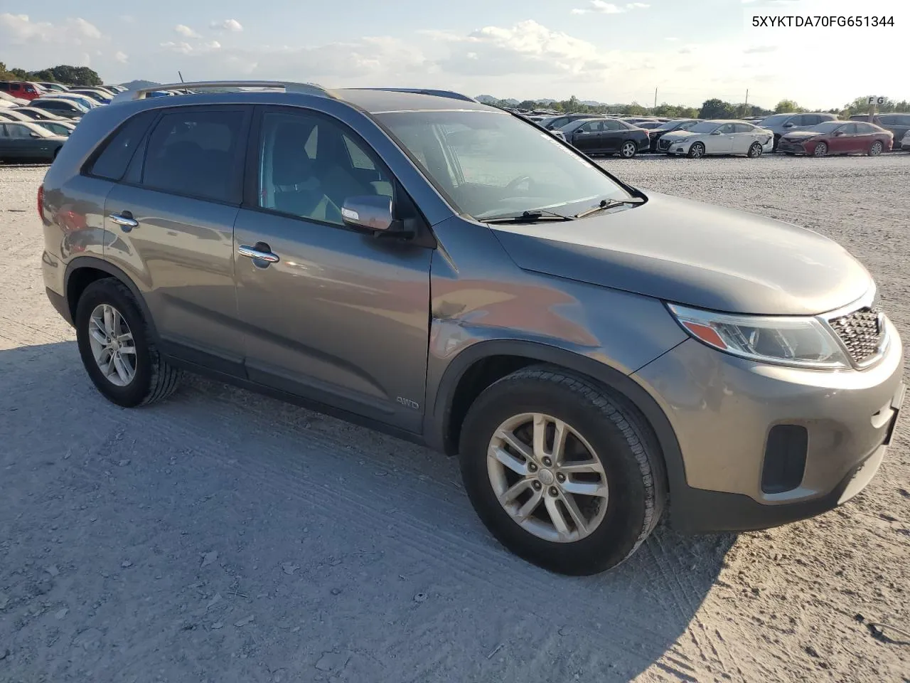 2015 Kia Sorento Lx VIN: 5XYKTDA70FG651344 Lot: 71827404