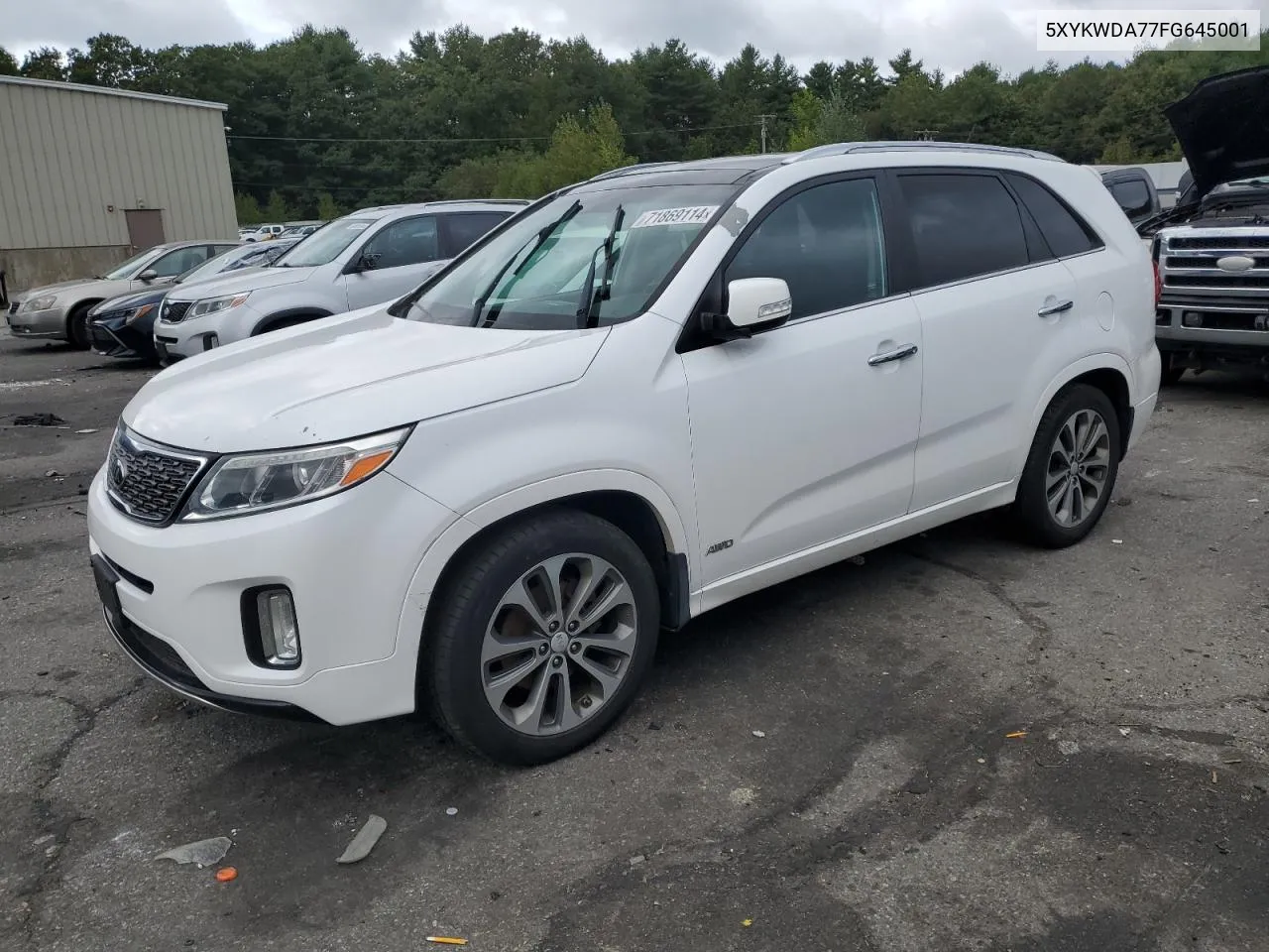 5XYKWDA77FG645001 2015 Kia Sorento Sx