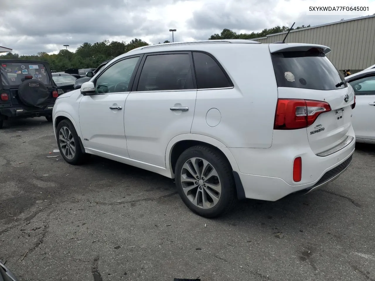 5XYKWDA77FG645001 2015 Kia Sorento Sx