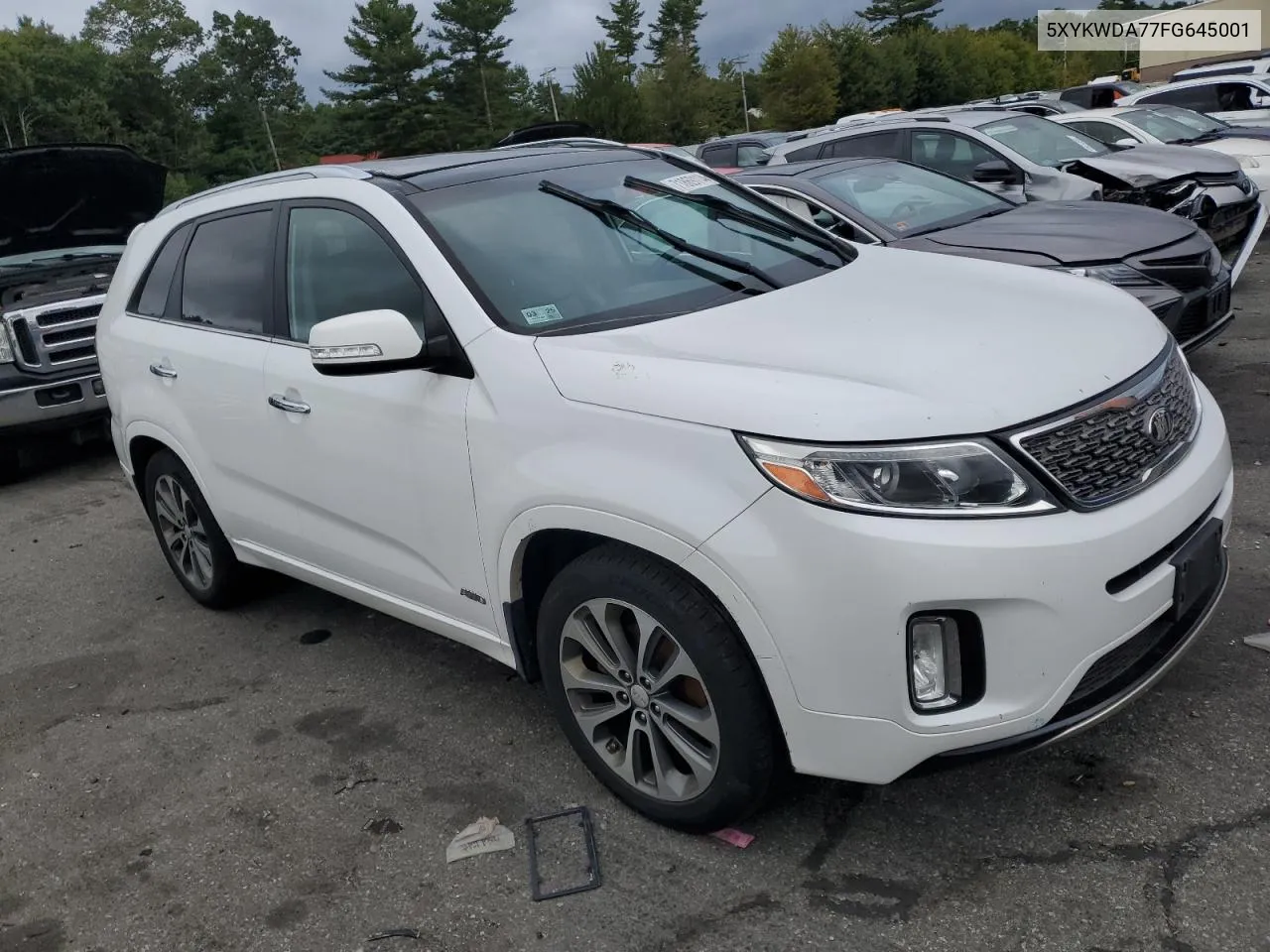 5XYKWDA77FG645001 2015 Kia Sorento Sx