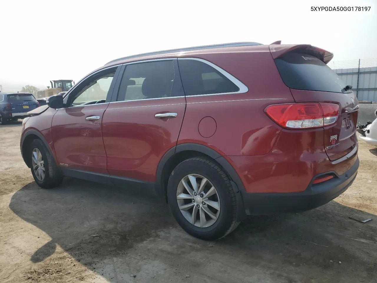 2016 Kia Sorento Lx VIN: 5XYPGDA50GG178197 Lot: 70509964