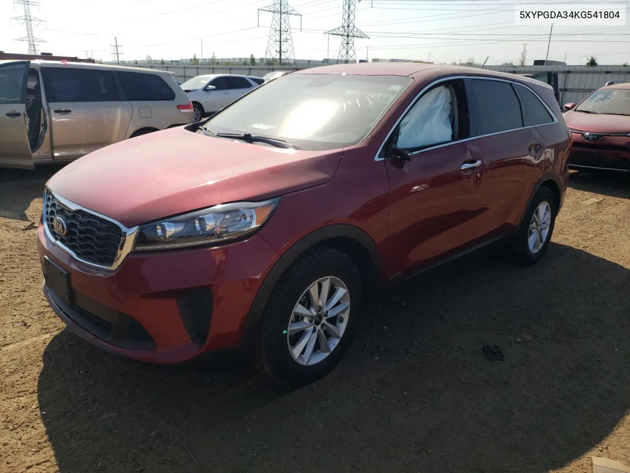 5XYPGDA34KG541804 2019 Kia Sorento L