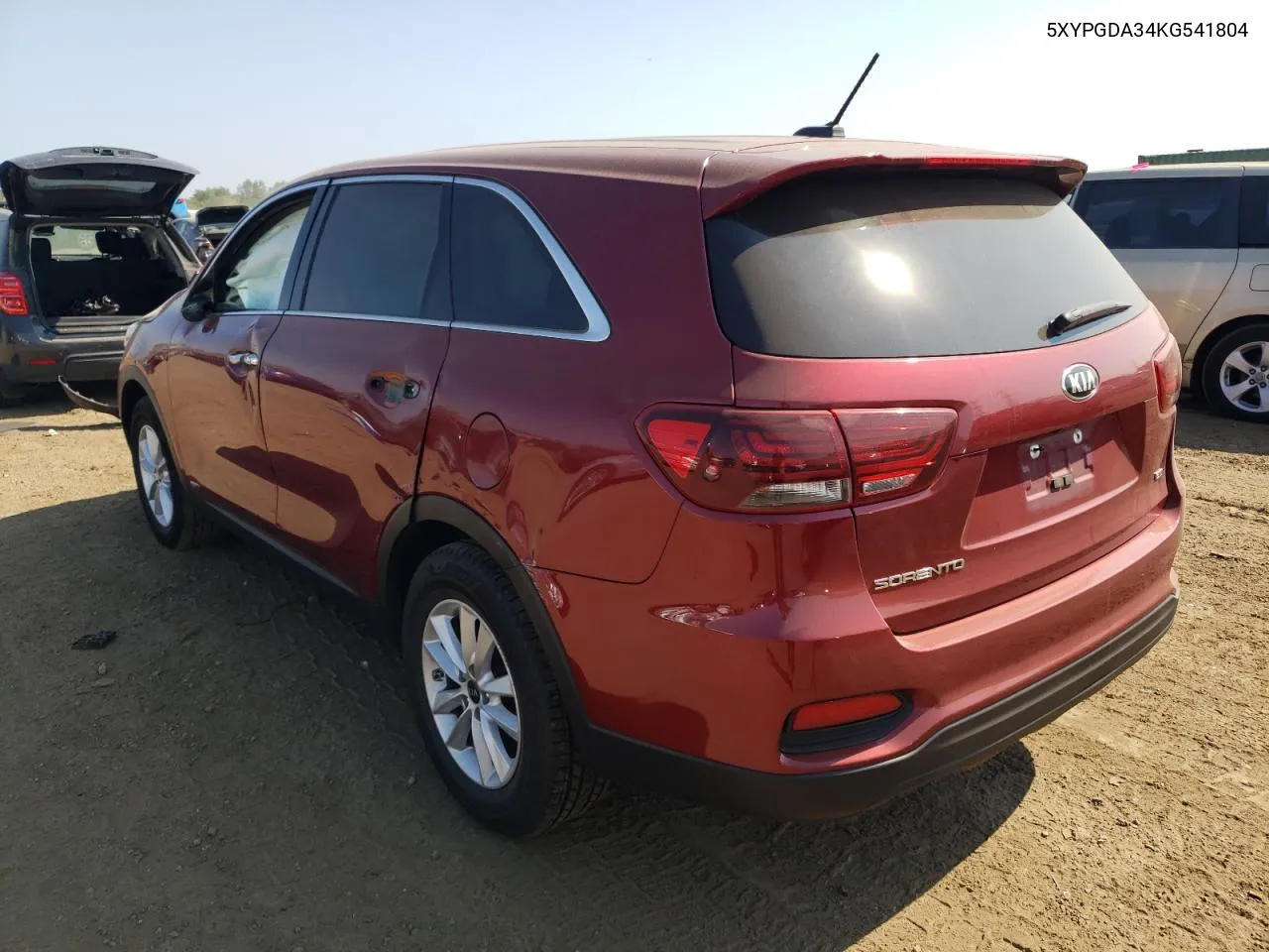 2019 Kia Sorento L VIN: 5XYPGDA34KG541804 Lot: 71844474