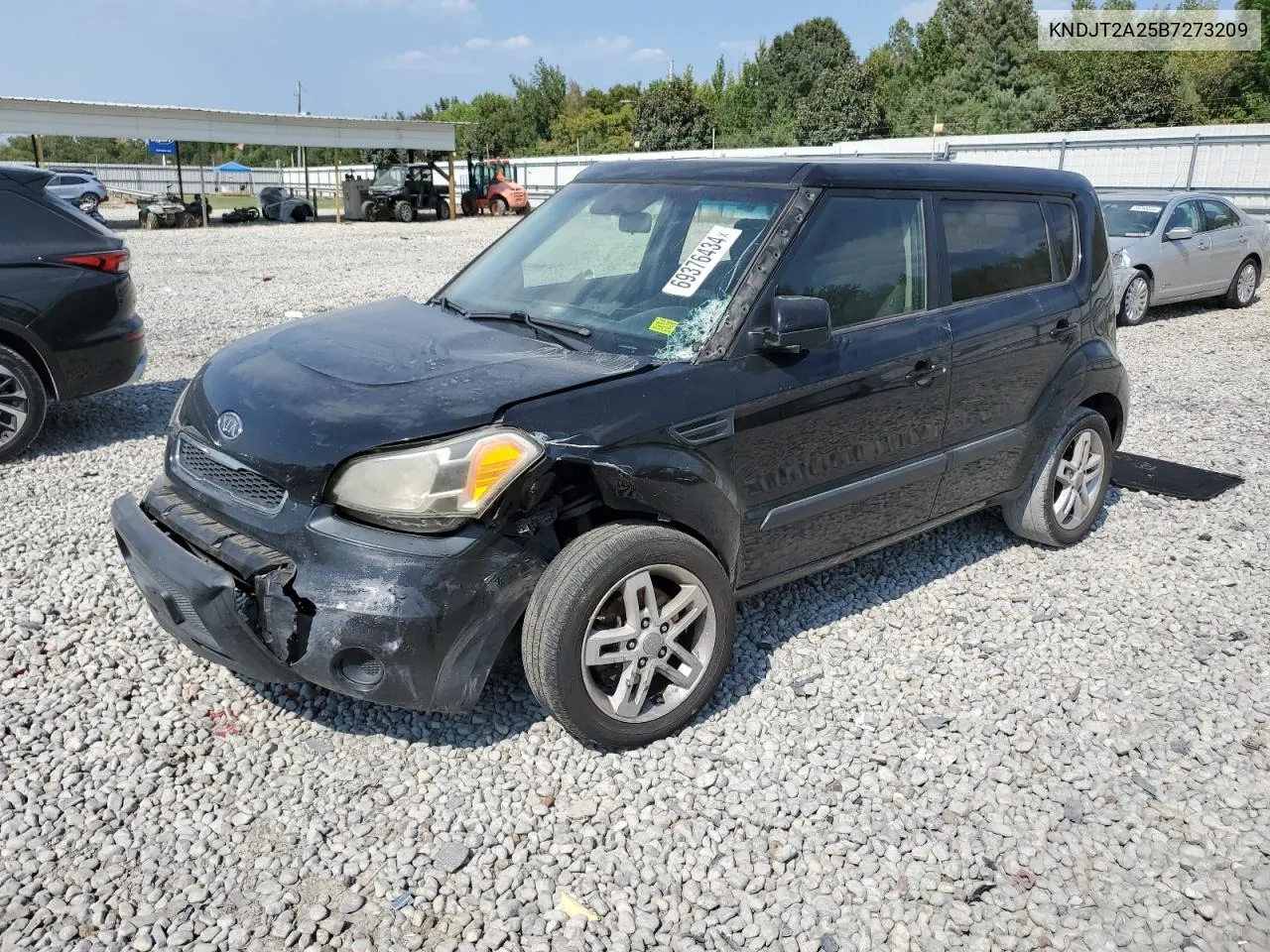 2011 Kia Soul + VIN: KNDJT2A25B7273209 Lot: 69376434