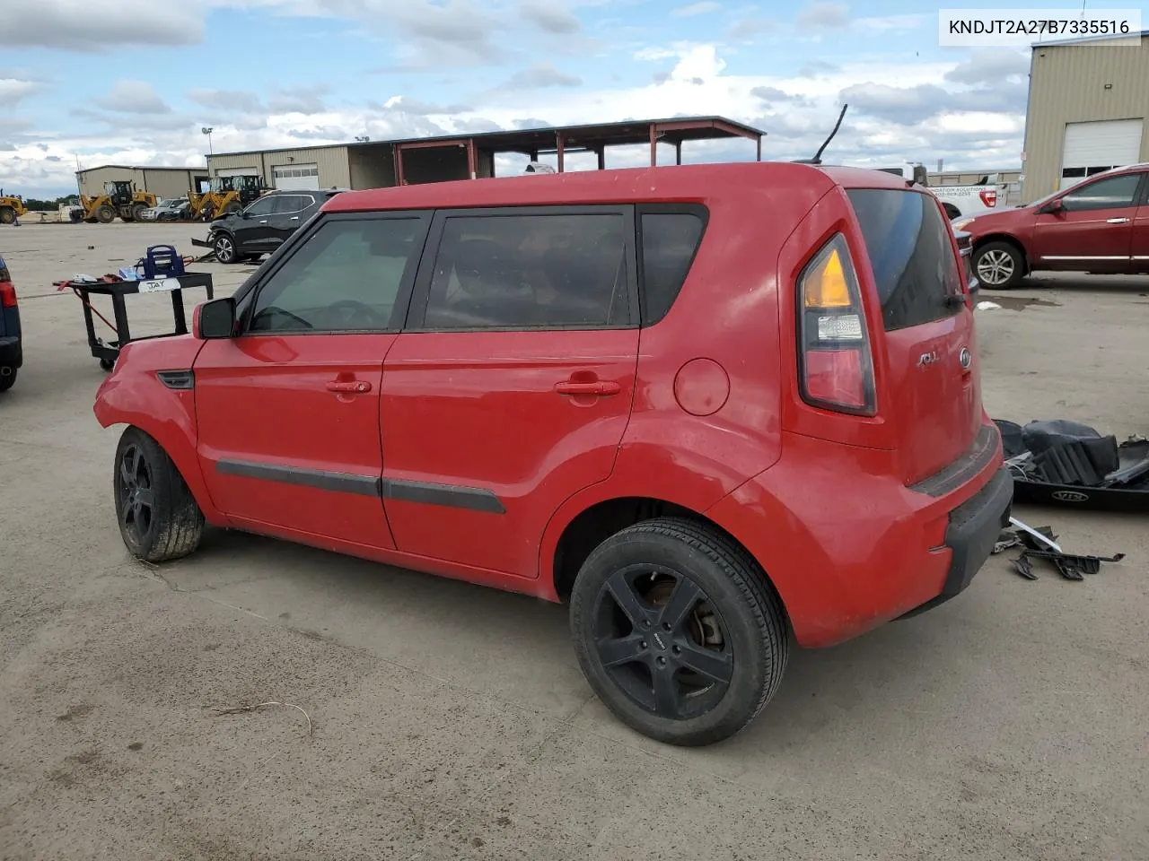 2011 Kia Soul + VIN: KNDJT2A27B7335516 Lot: 71114534