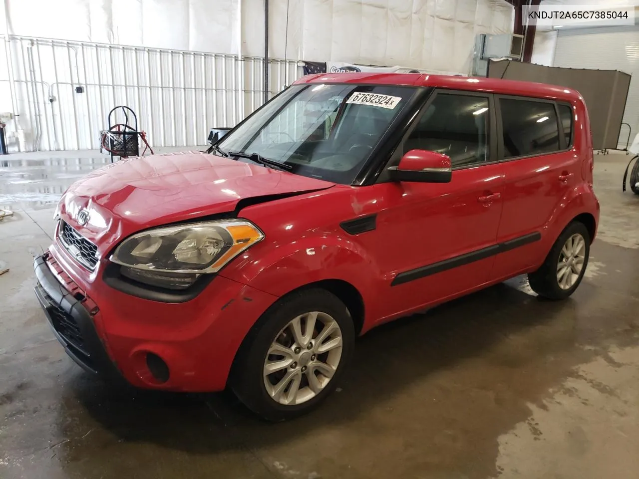 2012 Kia Soul + VIN: KNDJT2A65C7385044 Lot: 67632324