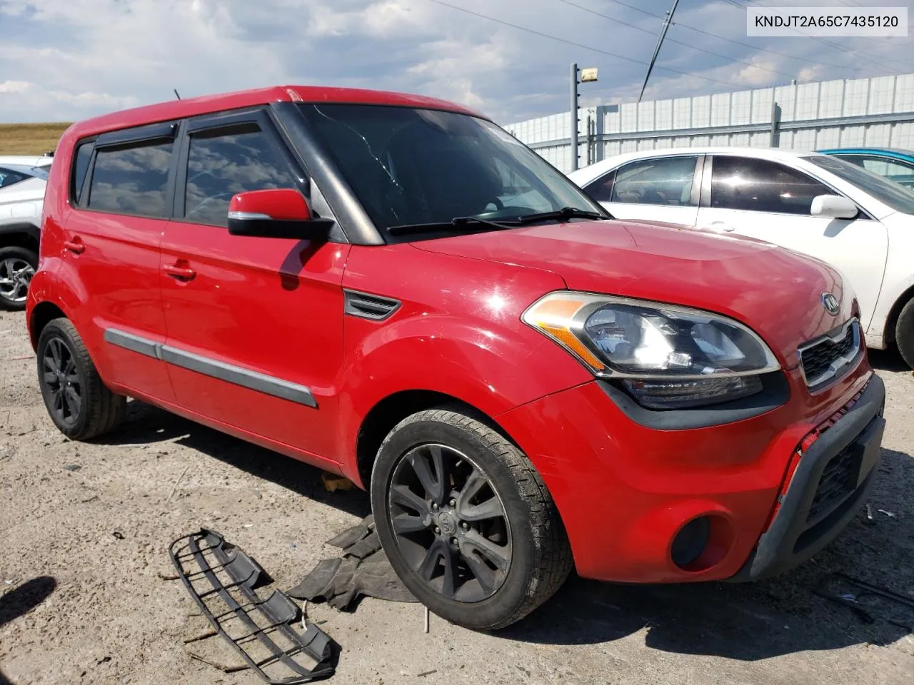 2012 Kia Soul + VIN: KNDJT2A65C7435120 Lot: 70845774