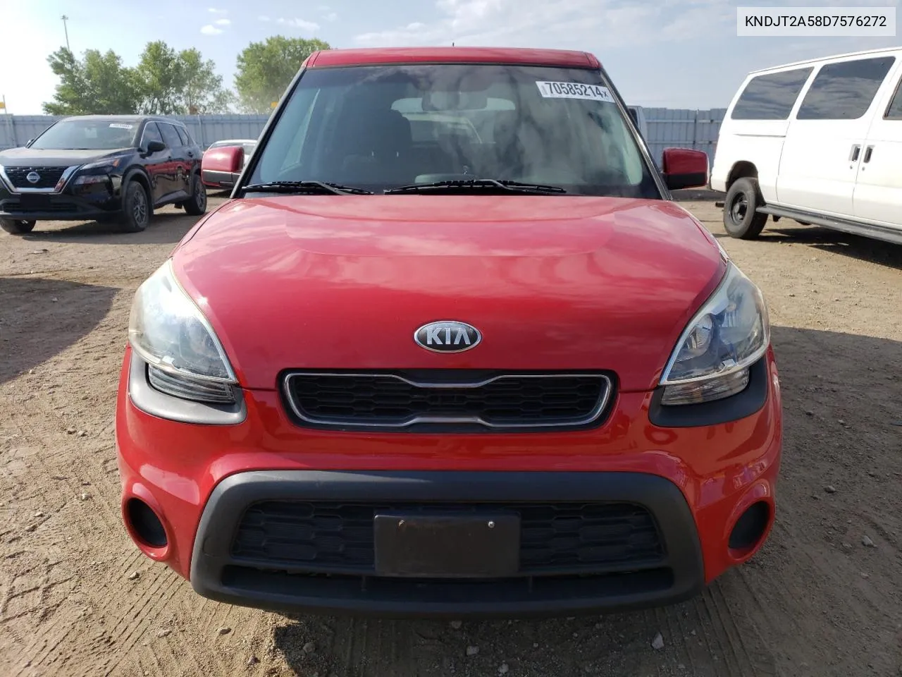 2013 Kia Soul VIN: KNDJT2A58D7576272 Lot: 70585214