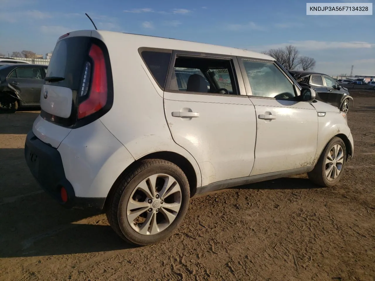 2015 Kia Soul + VIN: KNDJP3A56F7134328 Lot: 55562134