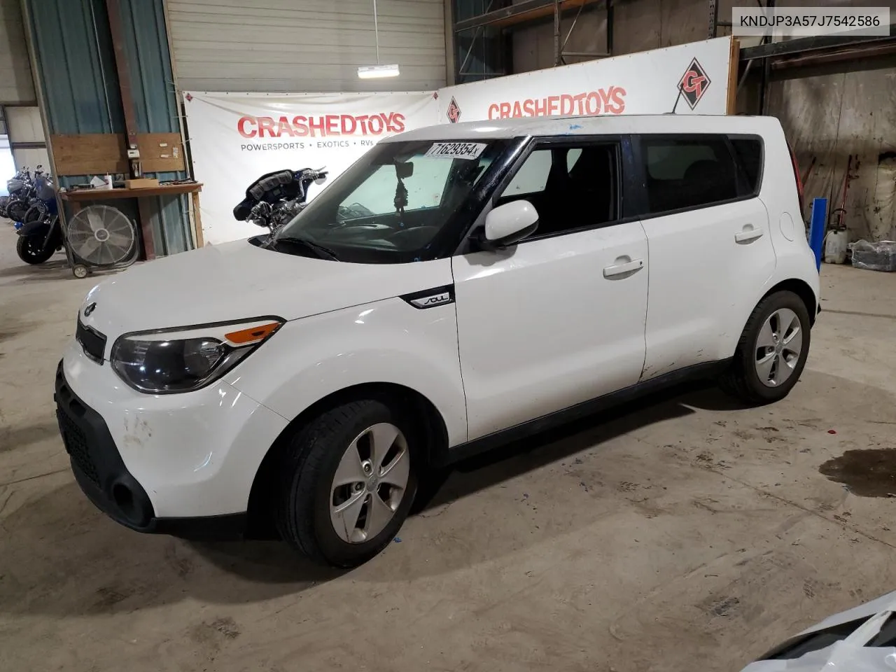 2015 Kia Soul + VIN: KNDJP3A57J7542586 Lot: 71629354