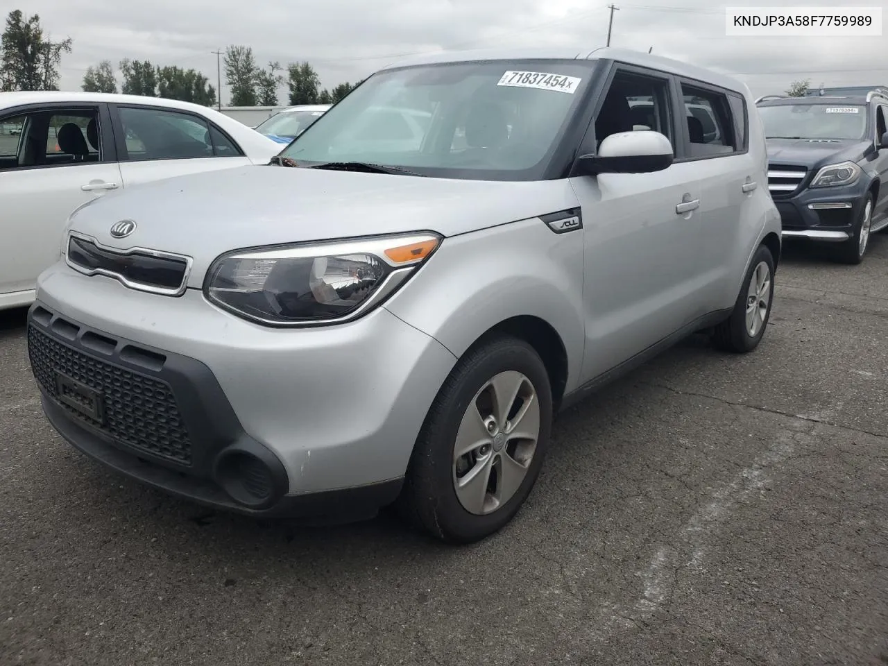 2015 Kia Soul + VIN: KNDJP3A58F7759989 Lot: 71837454