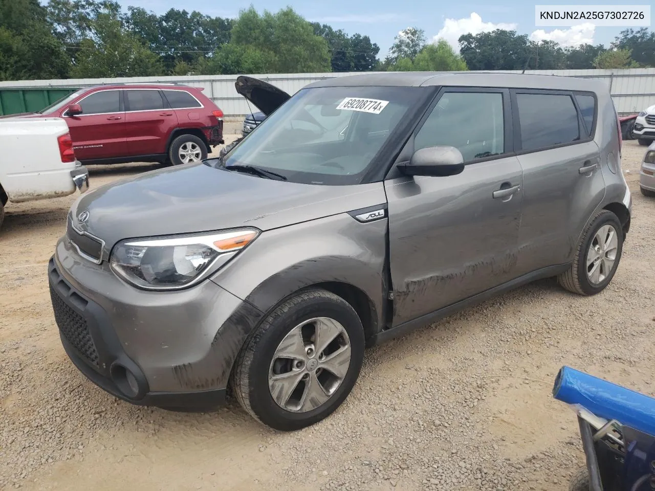 2016 Kia Soul VIN: KNDJN2A25G7302726 Lot: 69208774