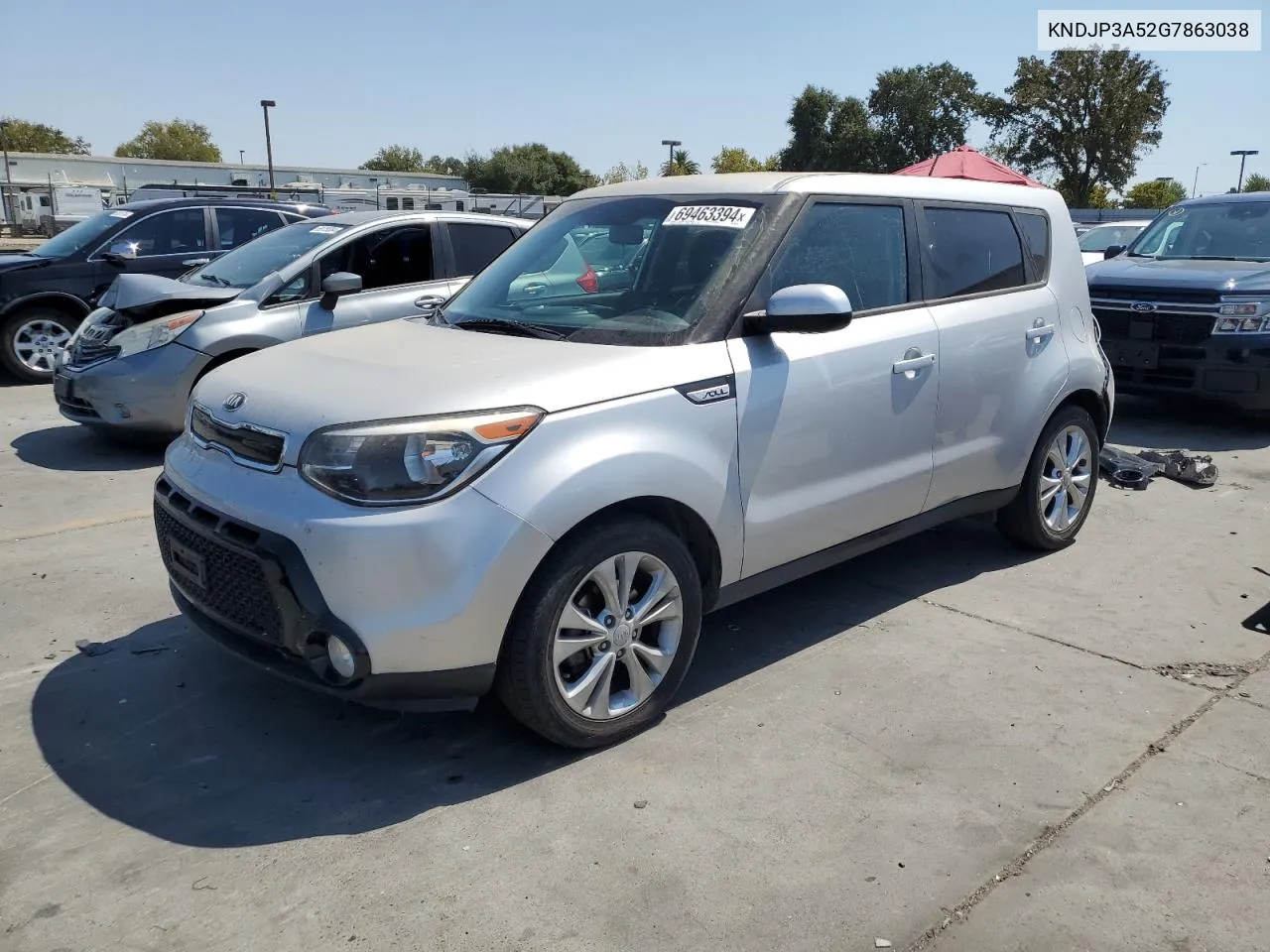 2016 Kia Soul + VIN: KNDJP3A52G7863038 Lot: 69463394