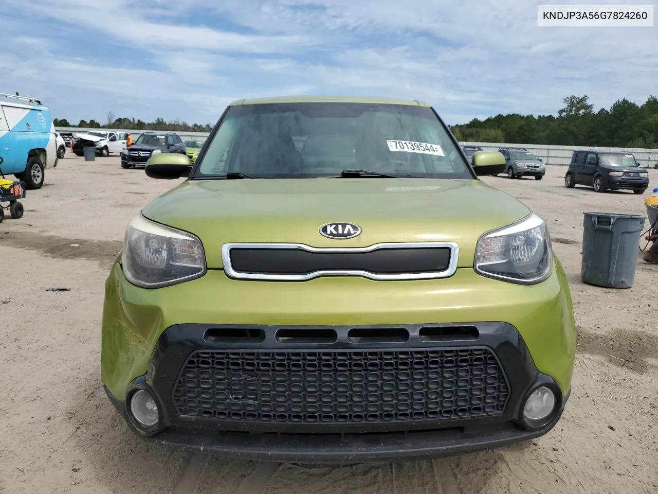 2016 Kia Soul + VIN: KNDJP3A56G7824260 Lot: 70139544