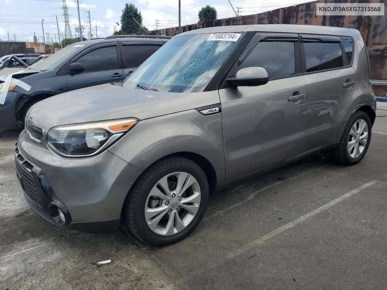 2016 Kia Soul + VIN: KNDJP3A5XG7313568 Lot: 71683794