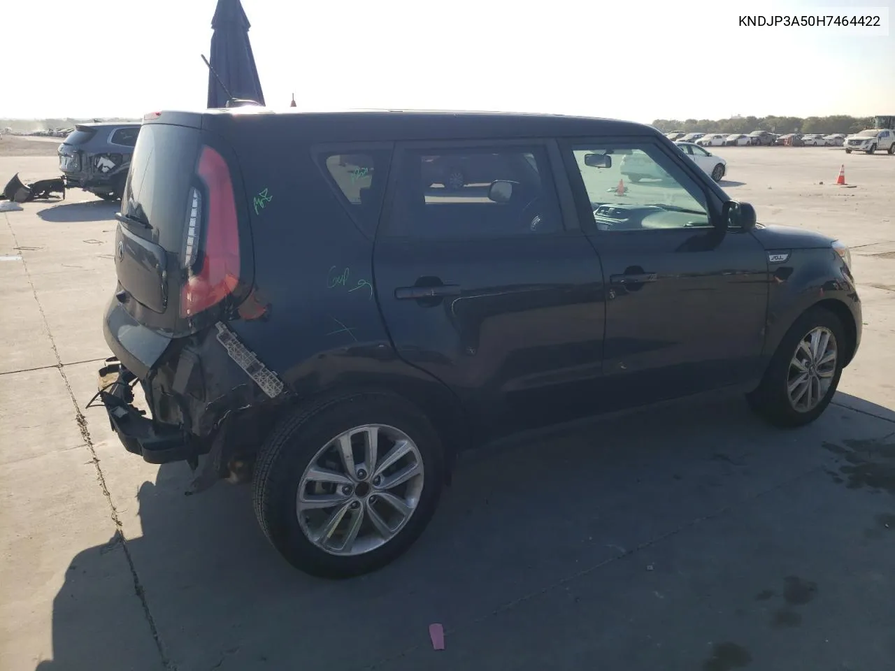 2017 Kia Soul + VIN: KNDJP3A50H7464422 Lot: 71420274