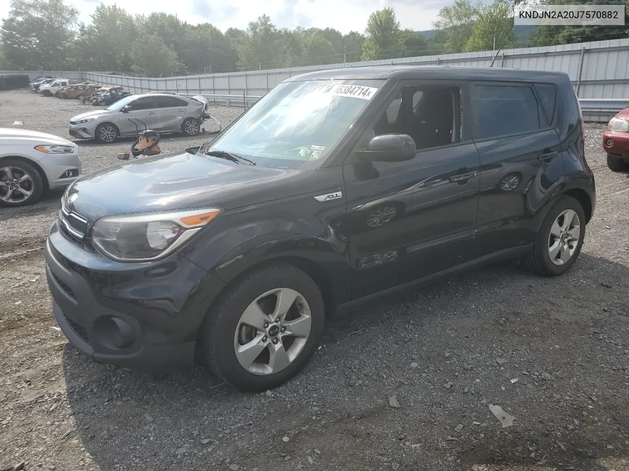 2018 Kia Soul VIN: KNDJN2A20J7570882 Lot: 66384714