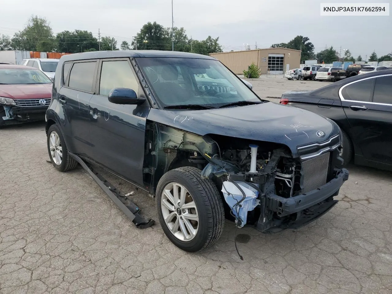 2019 Kia Soul + VIN: KNDJP3A51K7662594 Lot: 66908964