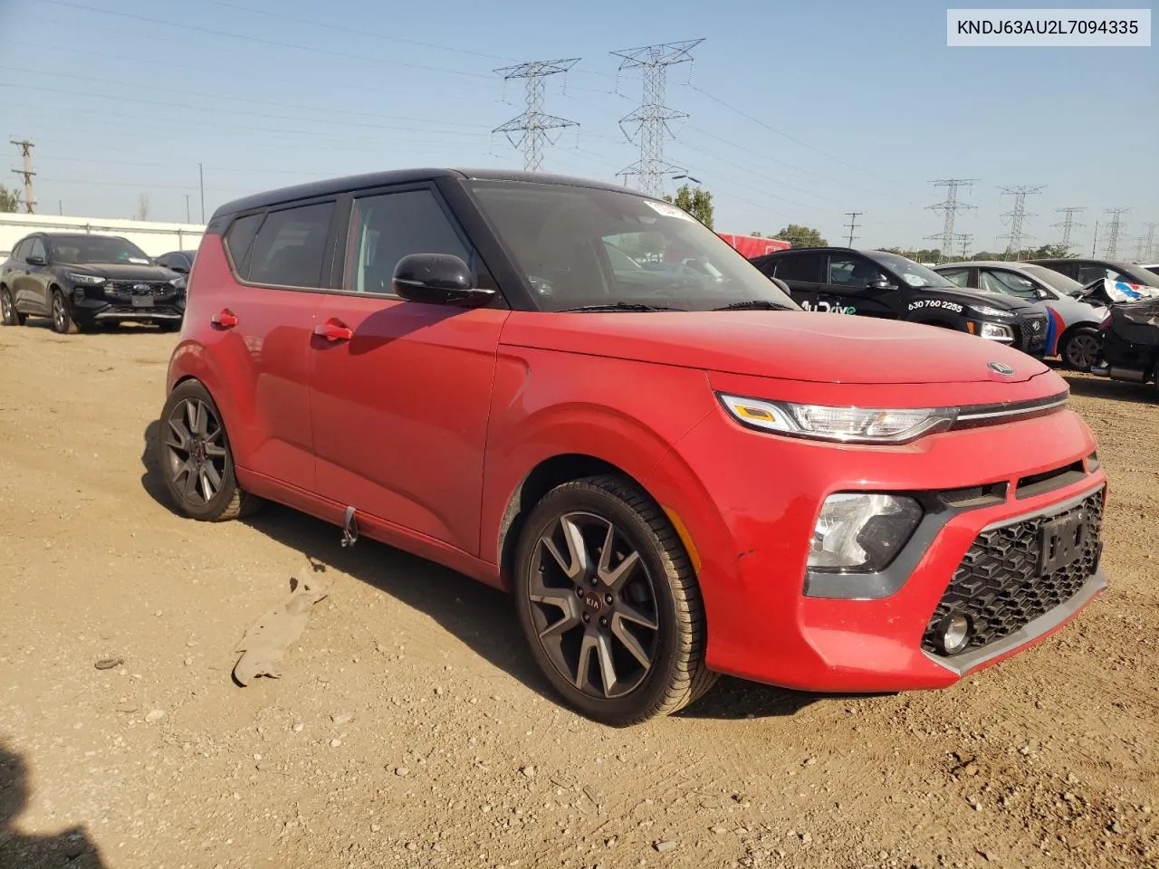 2020 Kia Soul Gt Line VIN: KNDJ63AU2L7094335 Lot: 71204774