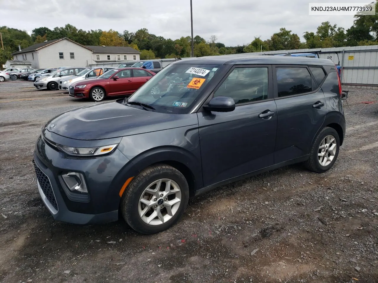 2021 Kia Soul Lx VIN: KNDJ23AU4M7773939 Lot: 72143374