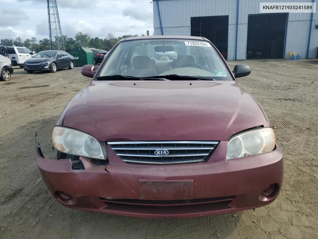 KNAFB121935241589 2003 Kia Spectra Base