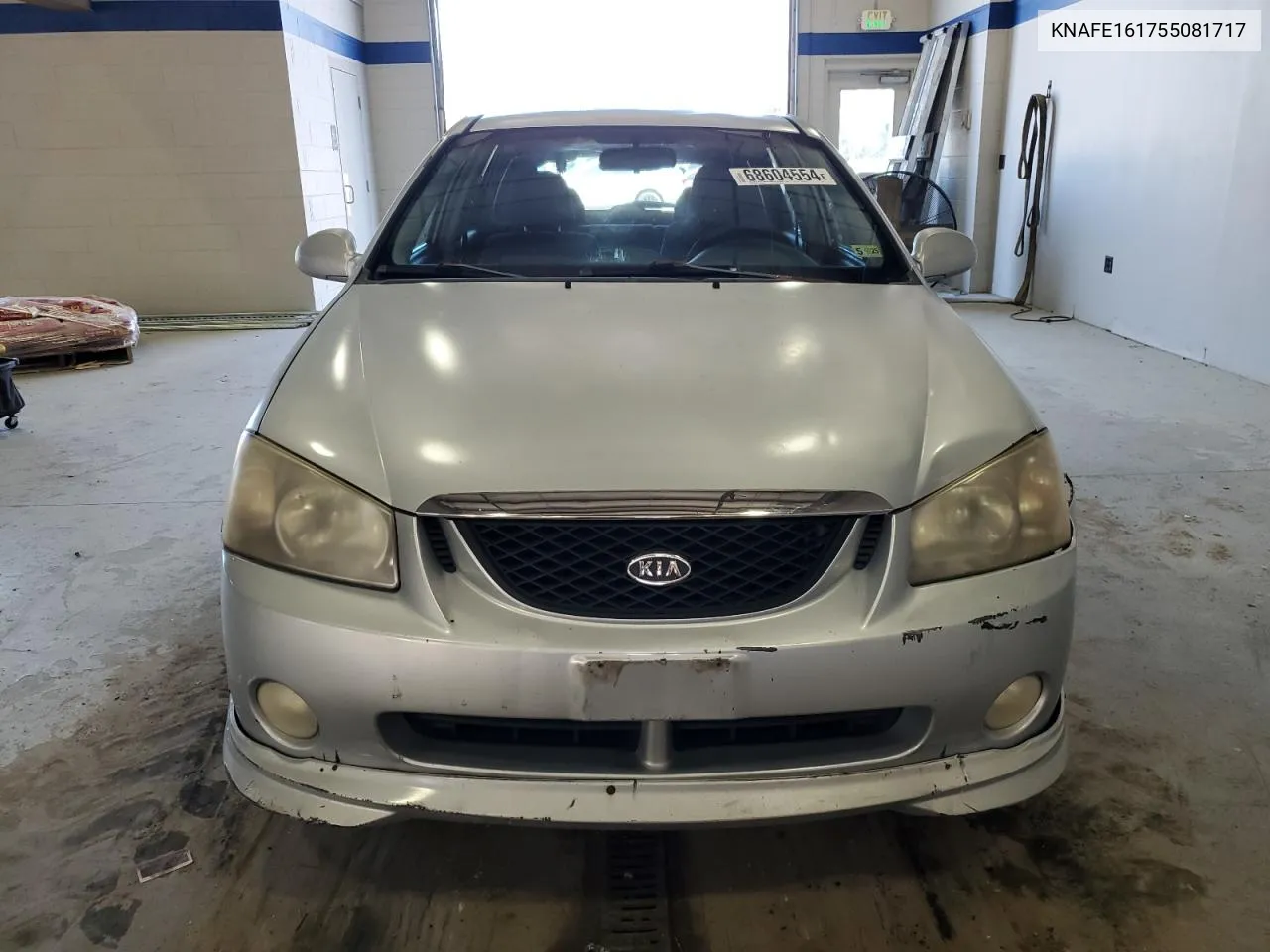 2005 Kia Spectra5 VIN: KNAFE161755081717 Lot: 68604554