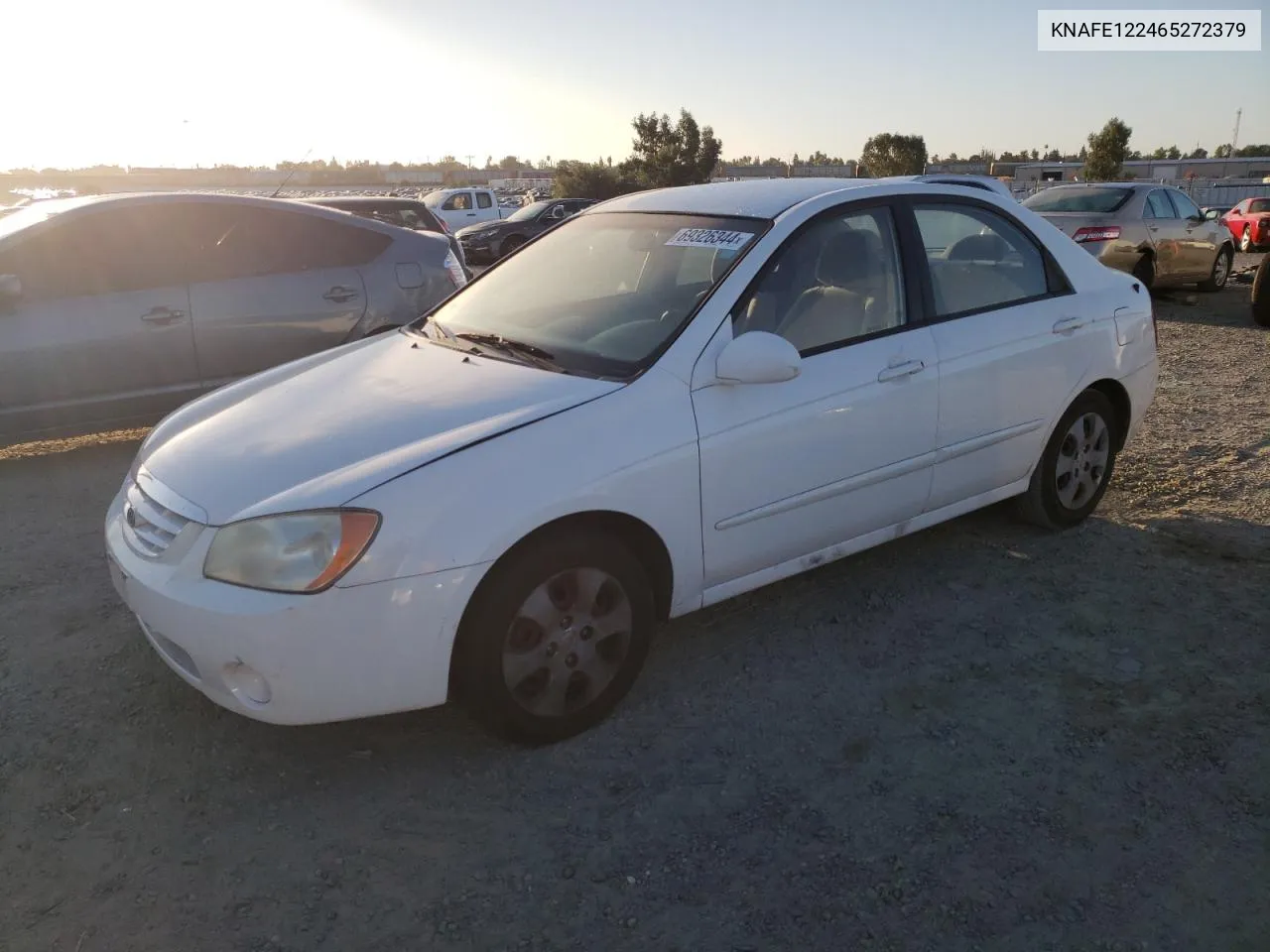 2006 Kia Spectra Lx VIN: KNAFE122465272379 Lot: 69326344