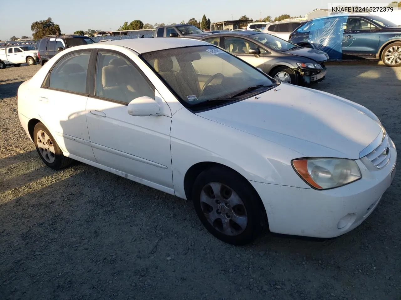 2006 Kia Spectra Lx VIN: KNAFE122465272379 Lot: 69326344