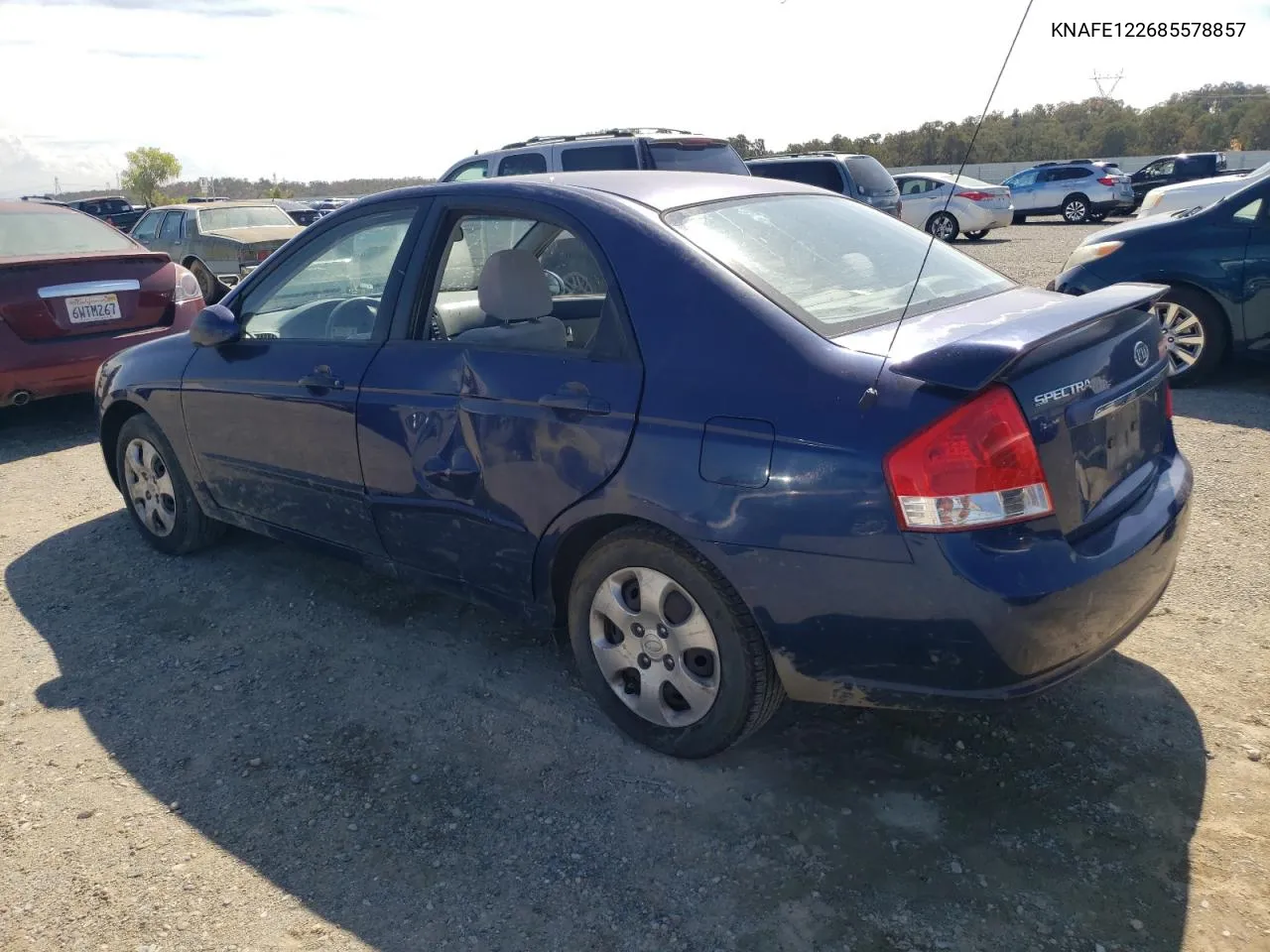 KNAFE122685578857 2008 Kia Spectra Ex